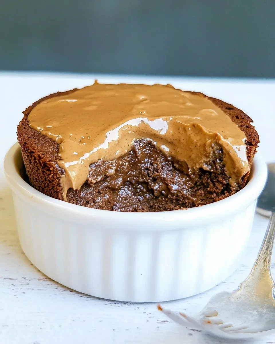 Delicious Chocolate Peanut Butter Souffle dish photo