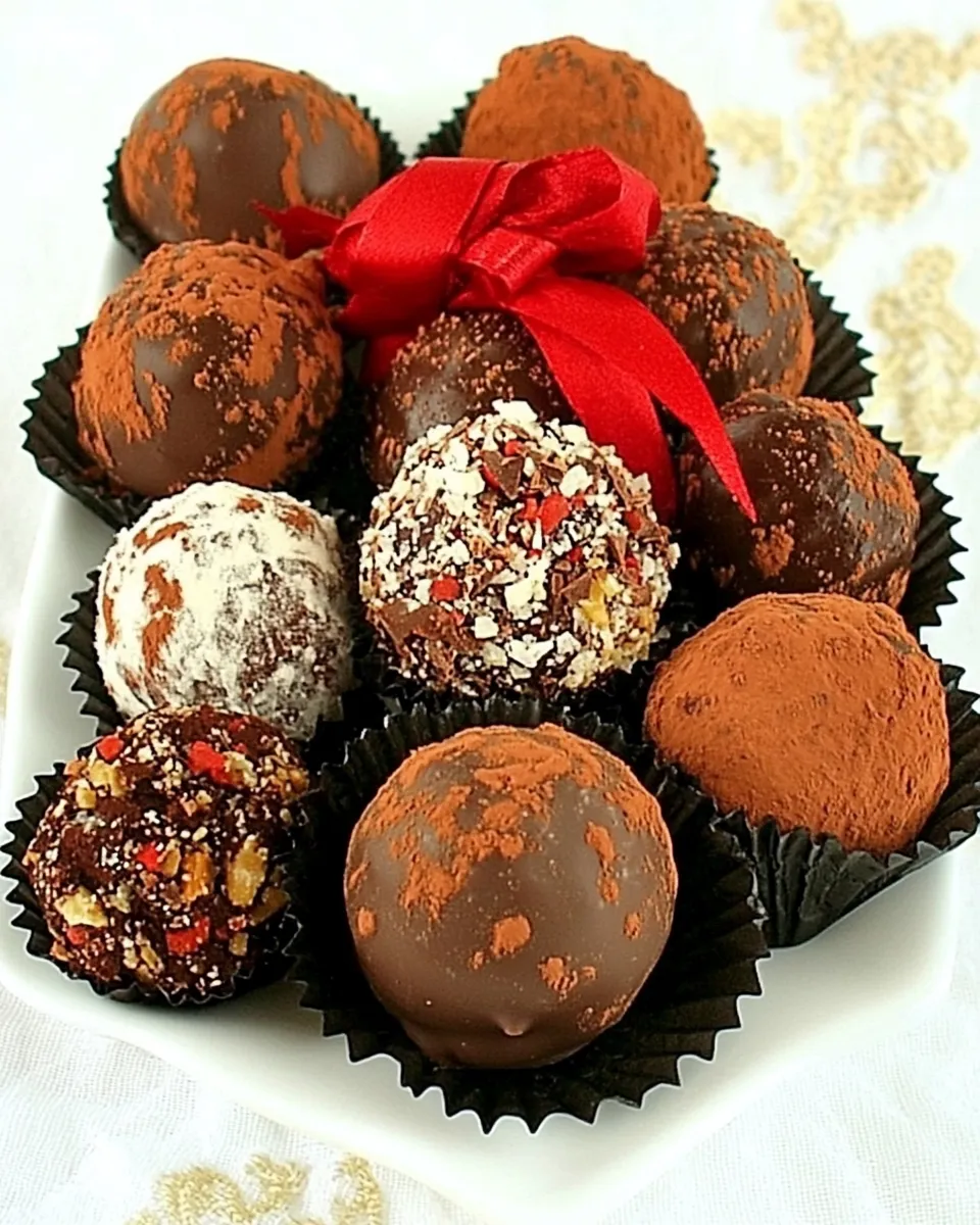 Homemade Chocolate Truffles Recipe photo