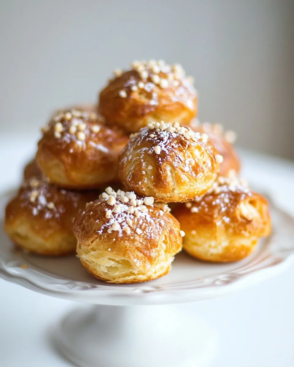 Delicious Chouquettes: French Cream Puff Recipe recipe photo