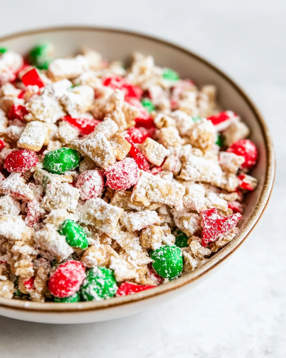 Homemade Christmas Reindeer Chow recipe photo