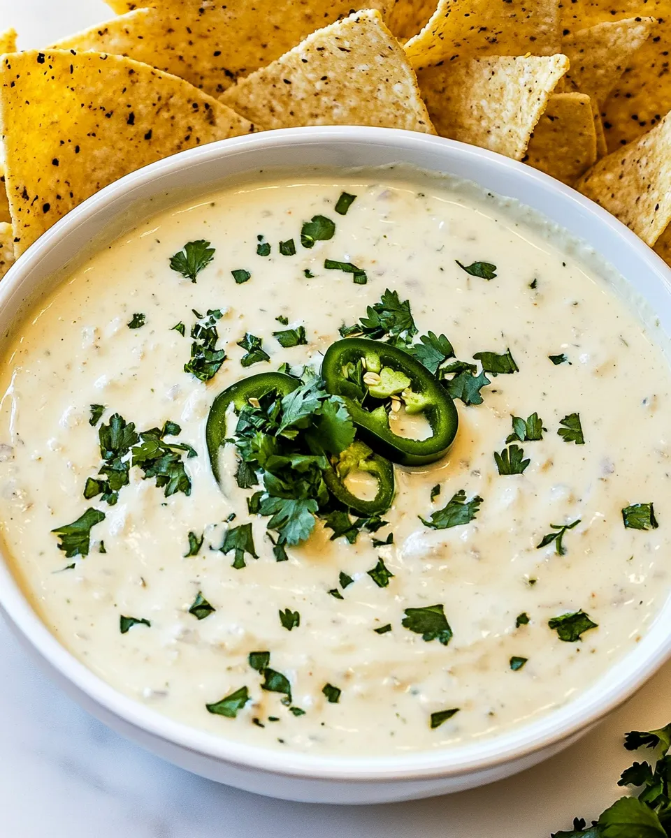 Easy Chuys Creamy Jalapeno Dip food shot