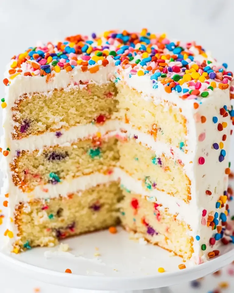 Homemade Classic Birthday Cake Recipe photo