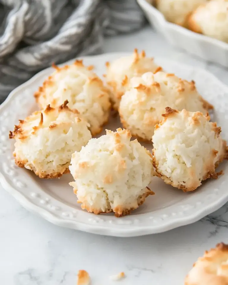 Homemade Classic Coconut Macaroons Recipe photo