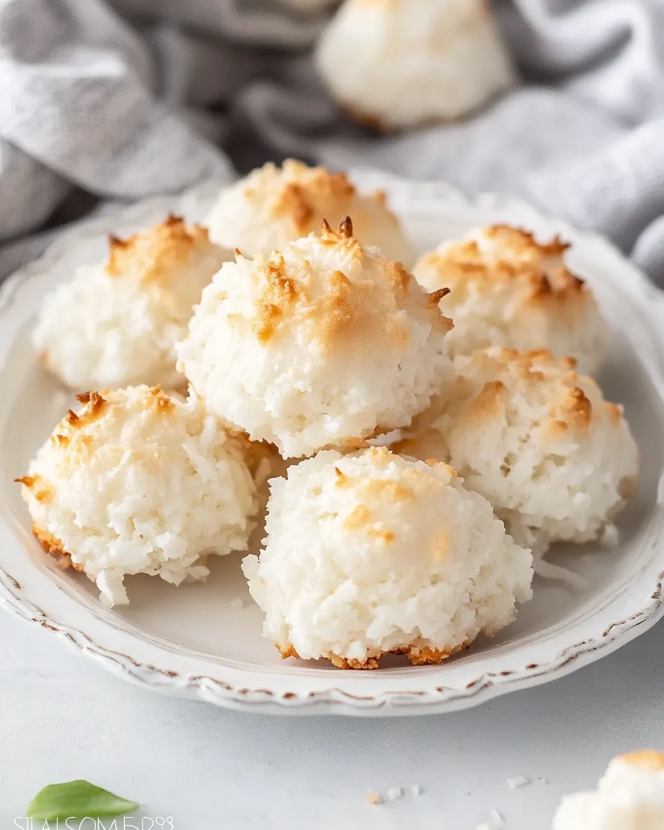 Delicious Classic Coconut Macaroons Recipe recipe image