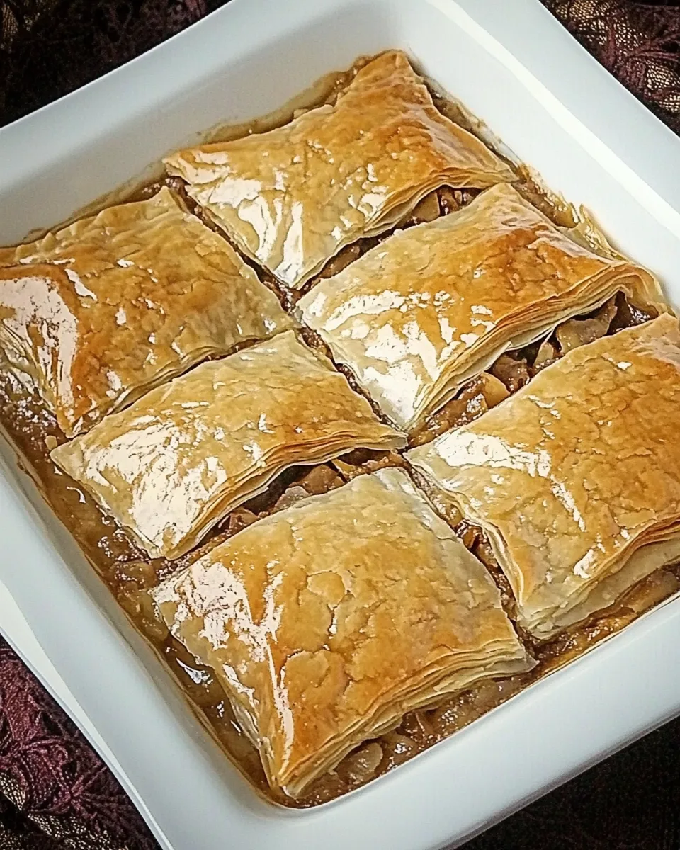 Homemade Classic Greek Baklava photo
