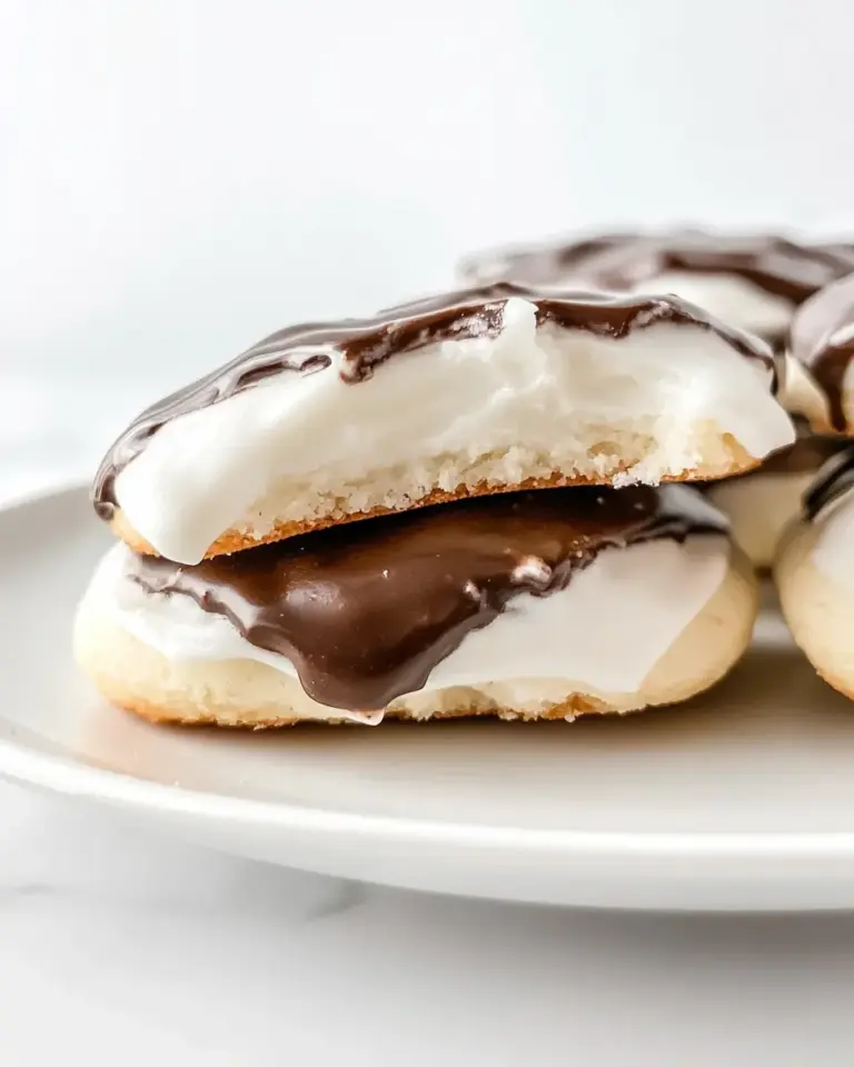 Homemade Classic NYC Black and White Cookies Recipe photo