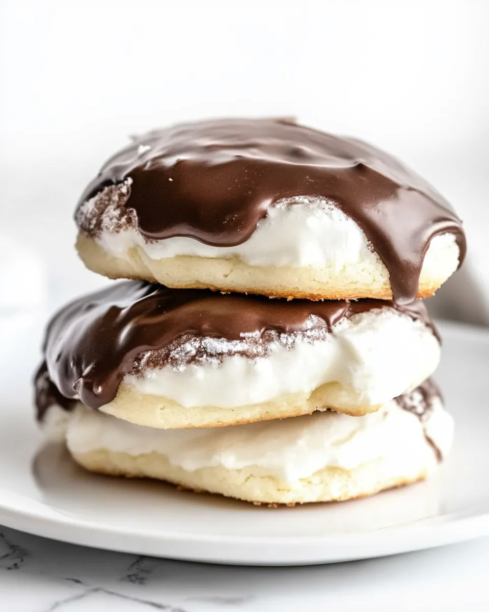 Delicious Classic NYC Black and White Cookies Recipe image