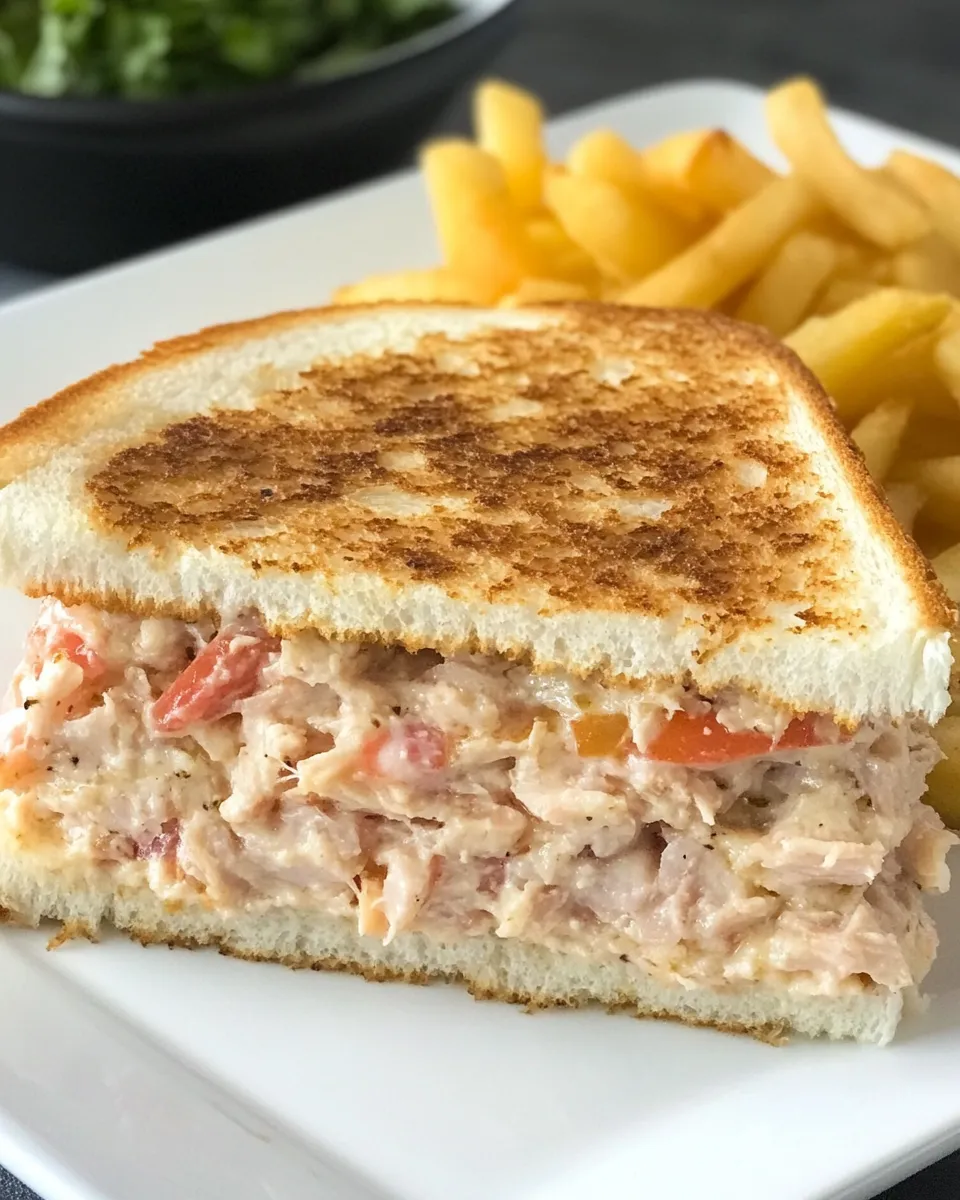 Homemade Classic Tuna Melt recipe photo