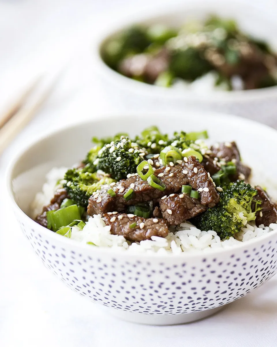 Homemade Coconut Beef & Broccoli Stir Fry Rice Bowls photo