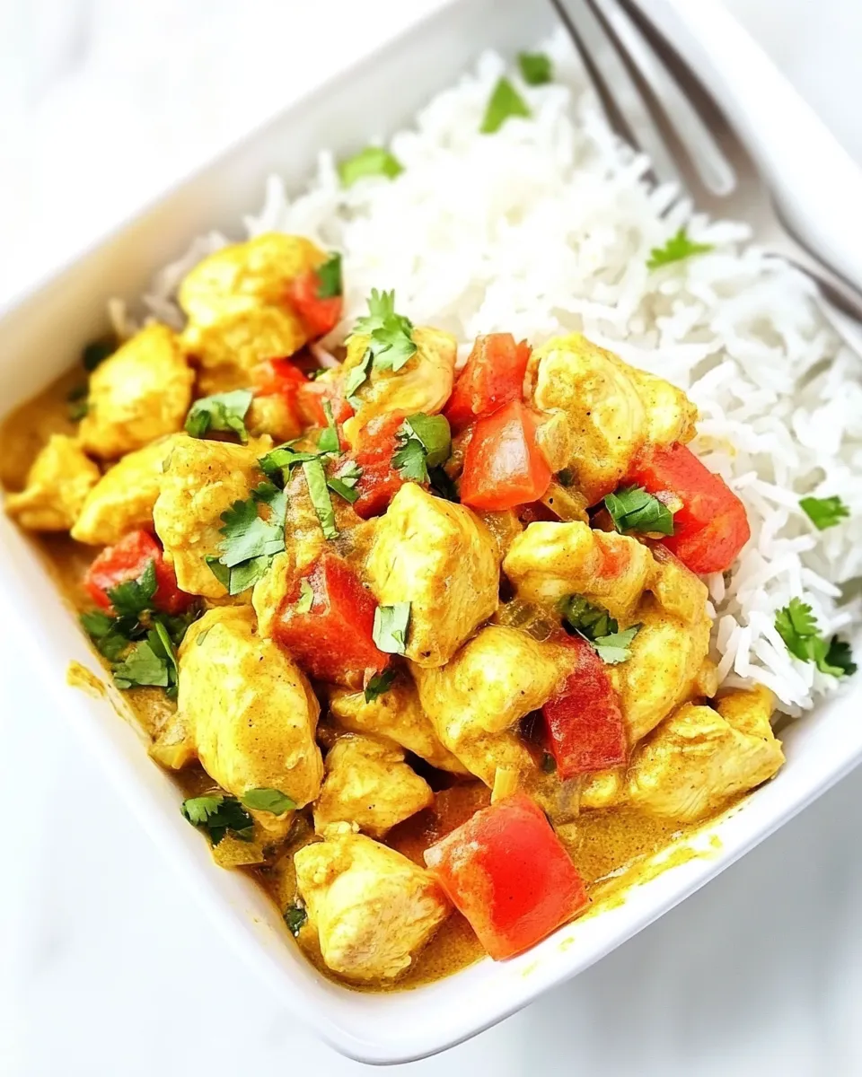 Classic Coconut Curry Chicken dish photo