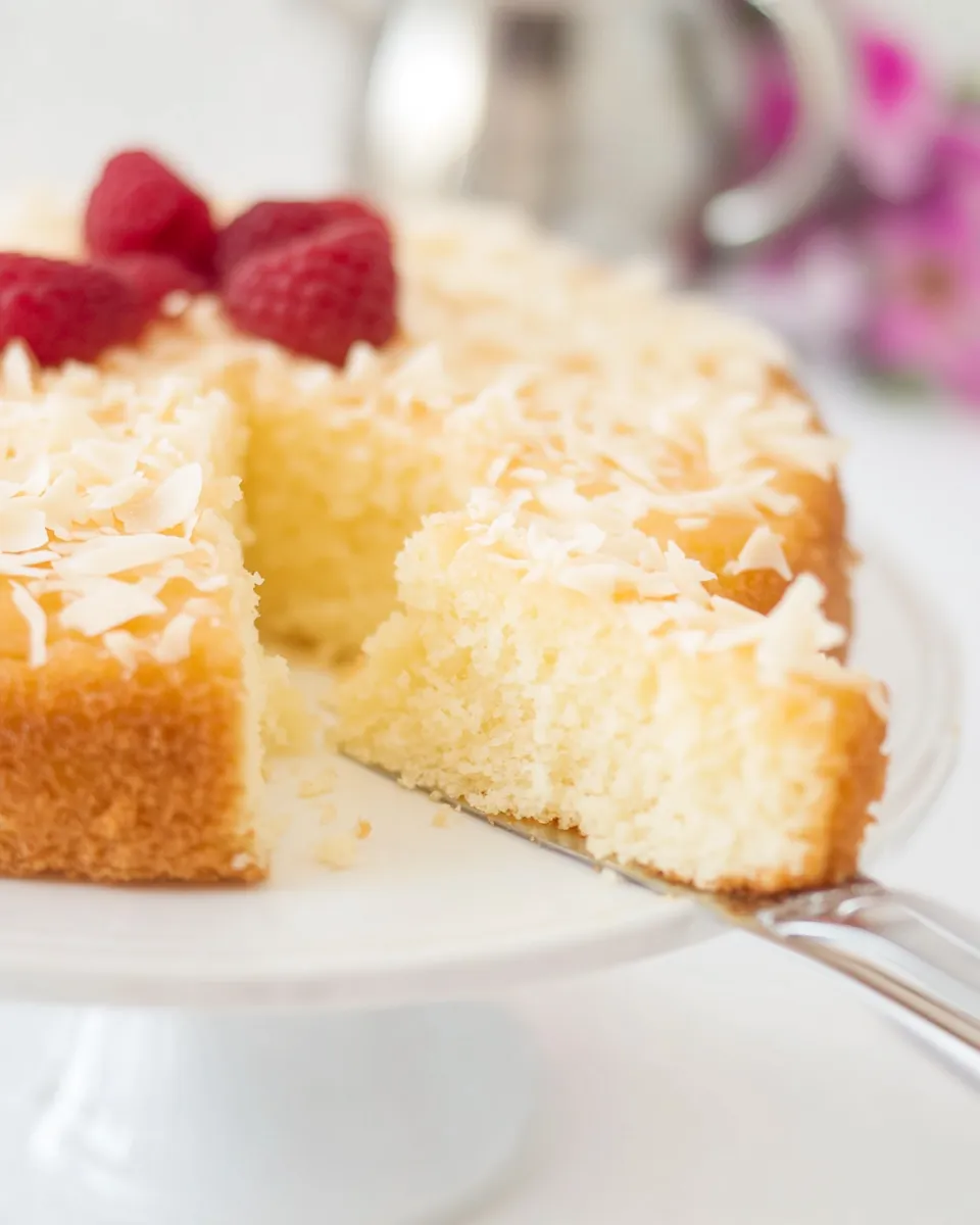Easy Coconut Flour Cake (Keto) dish photo