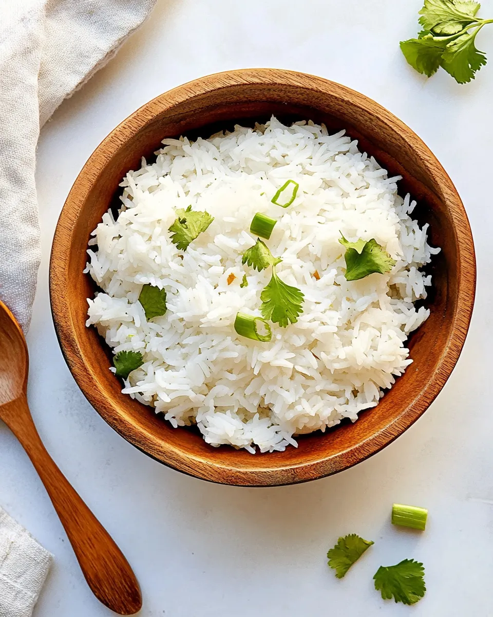 Homemade Coconut Rice recipe photo