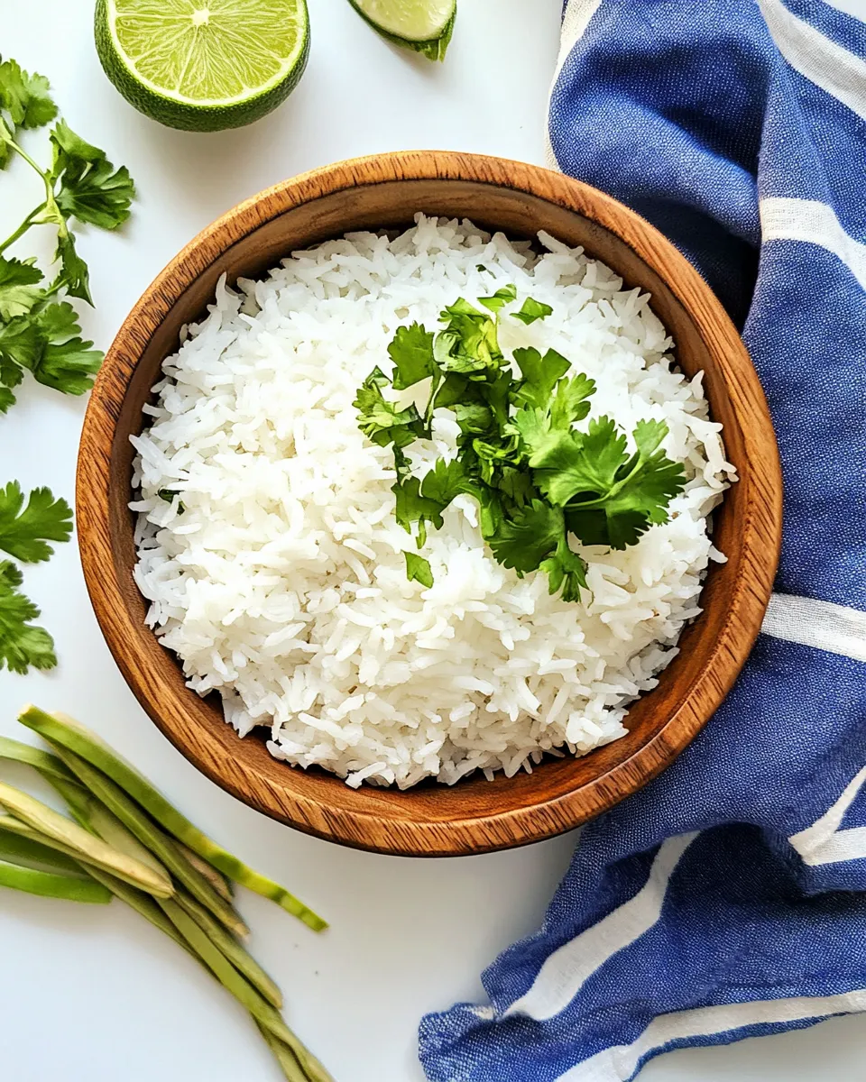 Delicious Coconut Rice plate image