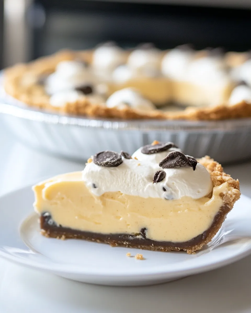 Classic Cookie Dough Cream Pie image
