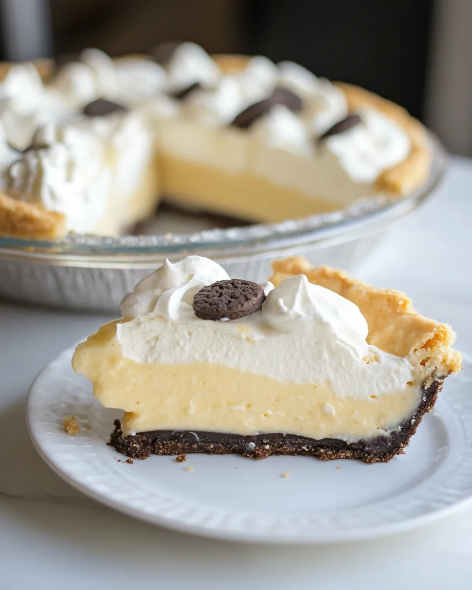 Easy Cookie Dough Cream Pie recipe photo