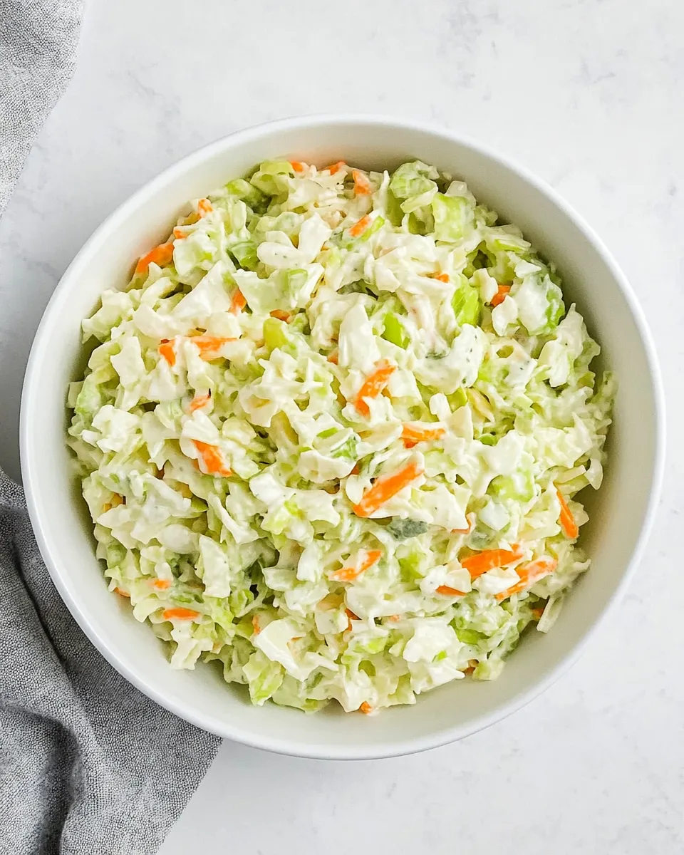 Delicious Copycat KFC Coleslaw food shot