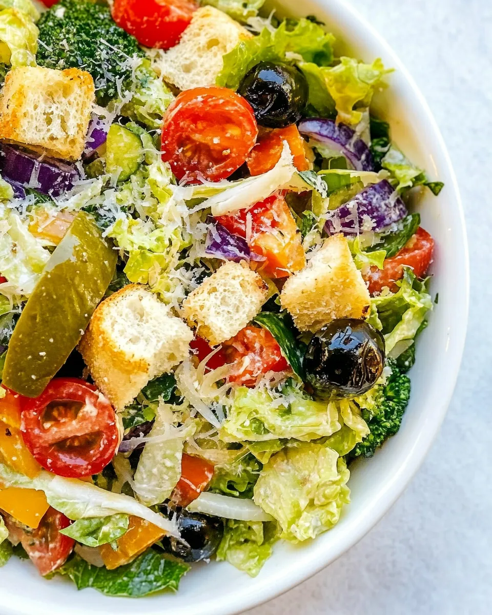 Easy Copycat Olive Garden Salad recipe image