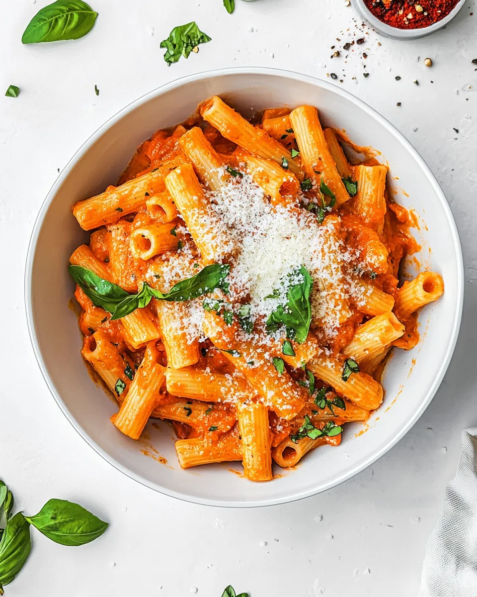 Easy Cottage Cheese Pasta Sauce food shot