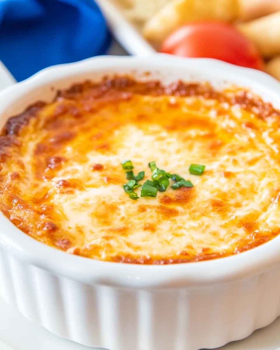 Easy Cream Cheese Chili Dip food shot