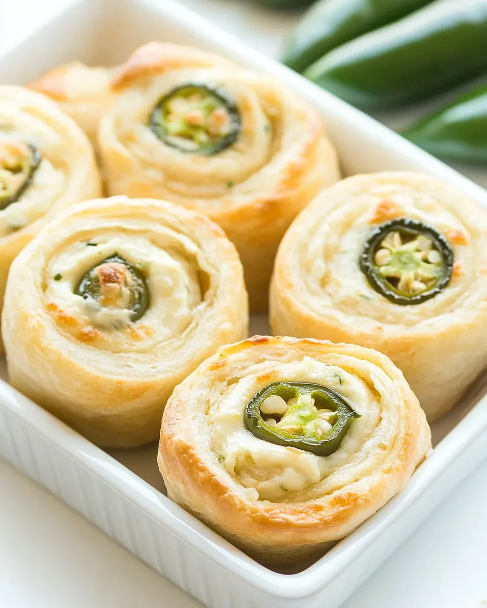 Classic Cream Cheese Jalapeno Pinwheels dish photo