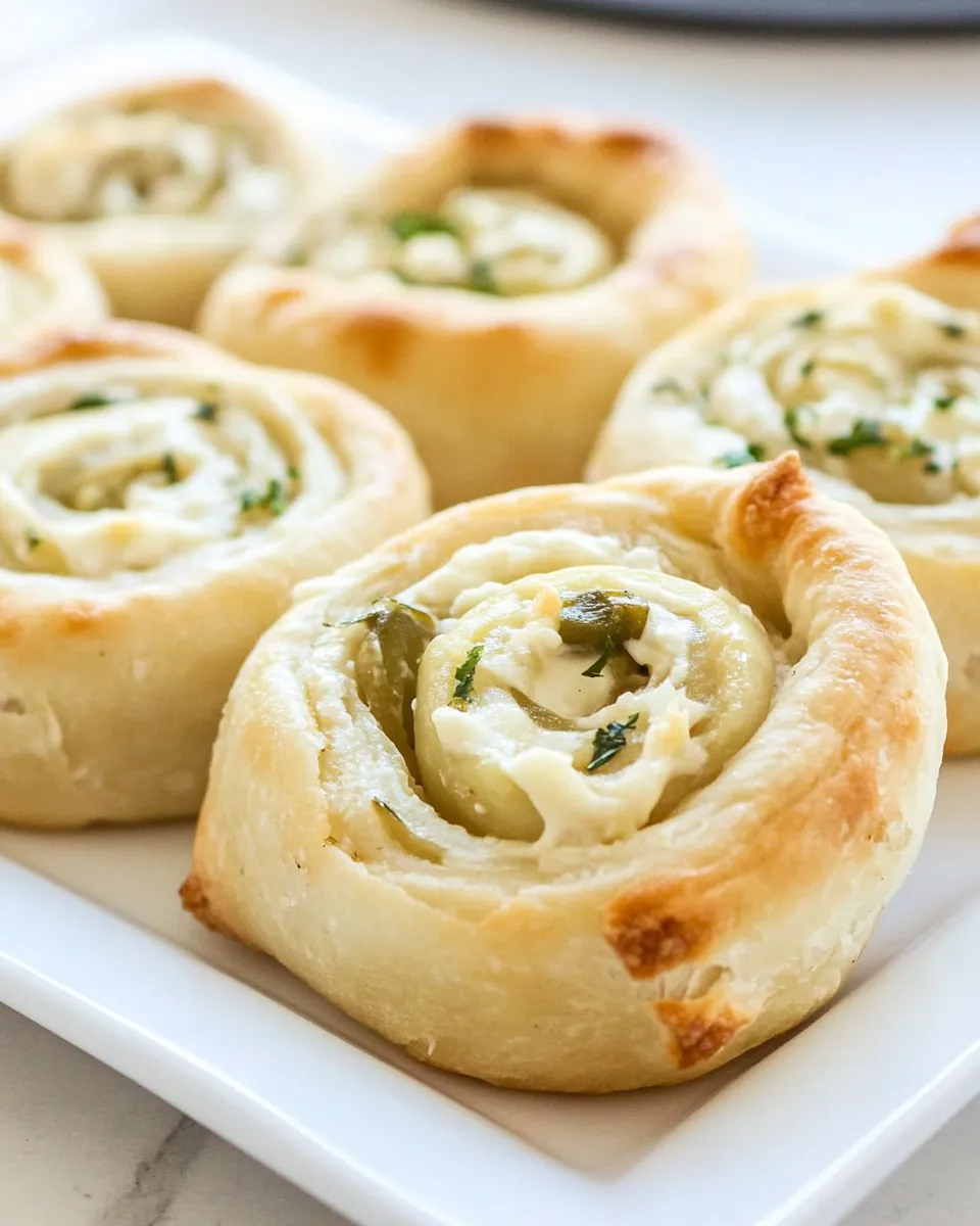 Easy Cream Cheese Jalapeno Pinwheels food shot