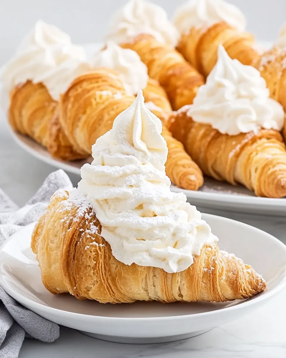Delicious Cream Horns dish photo