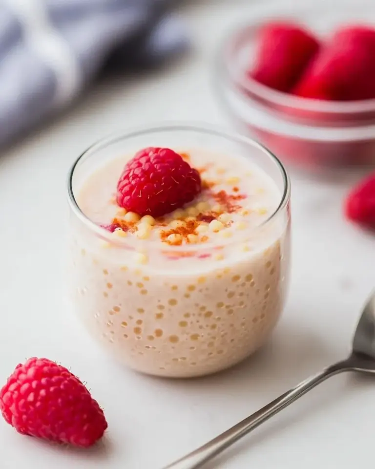 Homemade Creamy Dairy-Free Tapioca Pudding photo