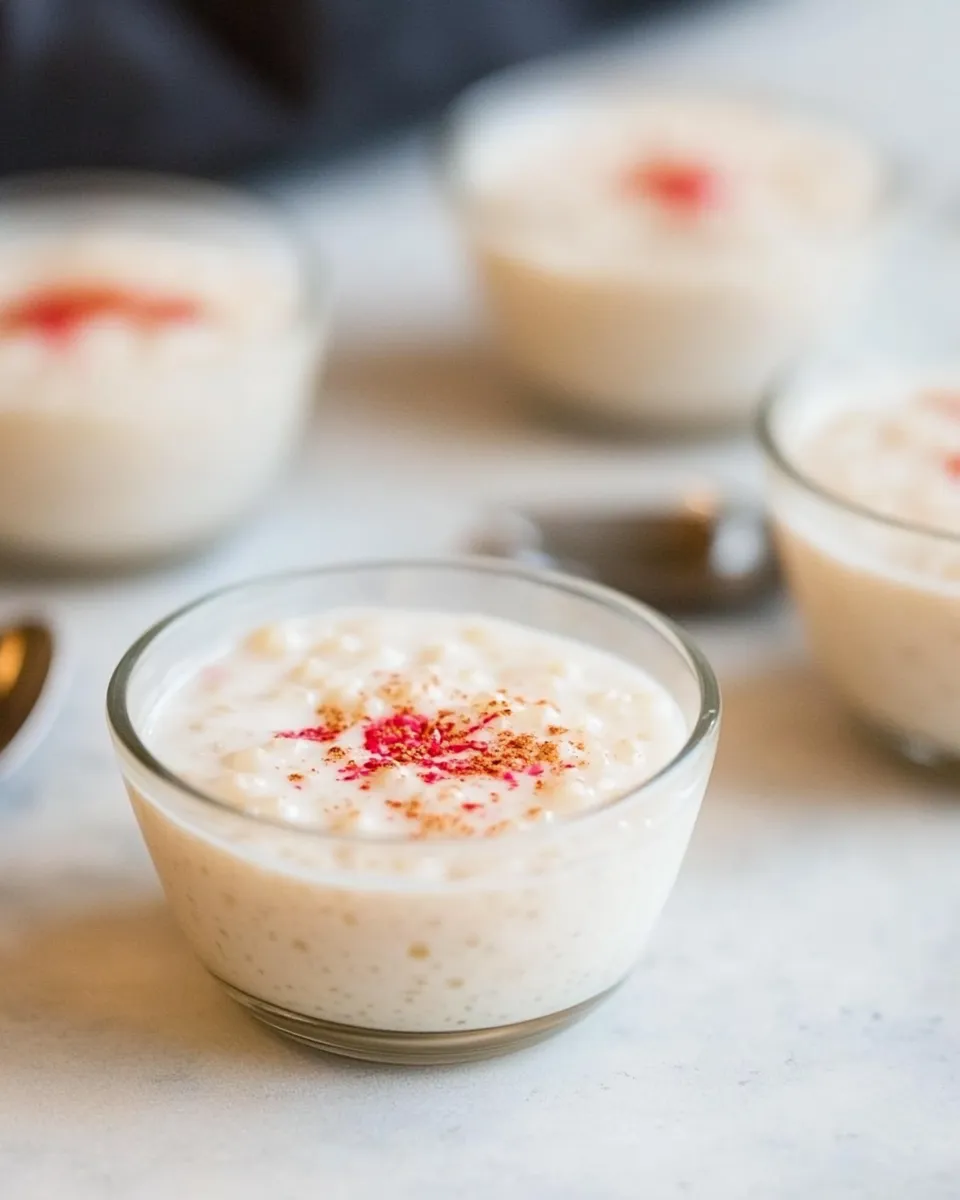 Classic Creamy Dairy-Free Tapioca Pudding image