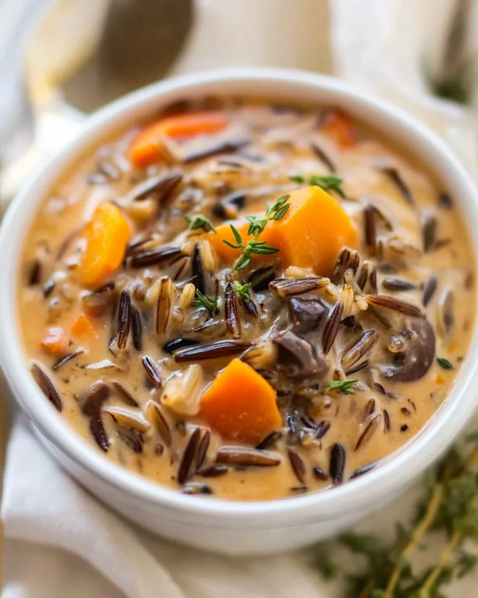 Homemade Creamy Wild Rice Soup photo