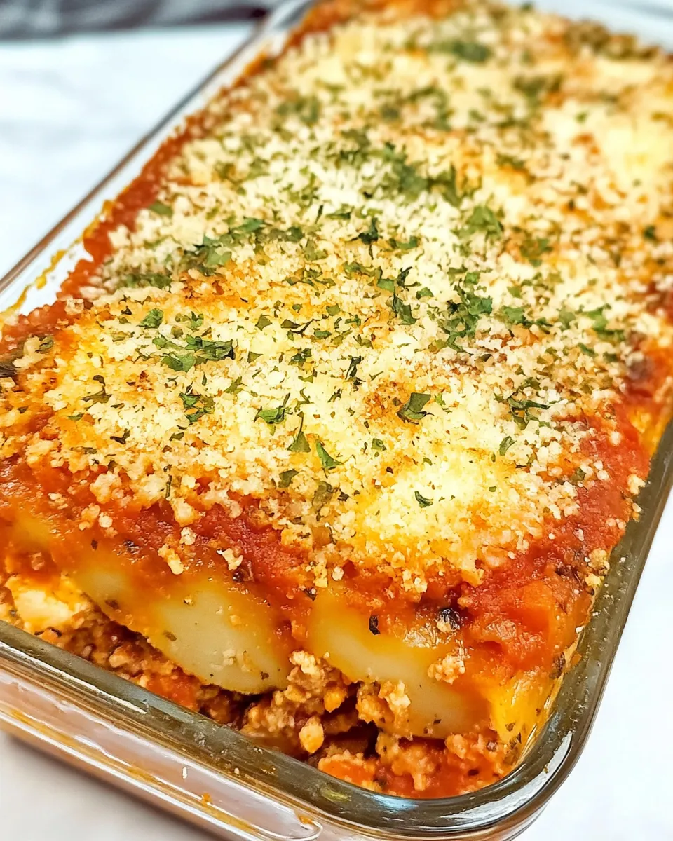 Delicious Crescent Lasagna plate image