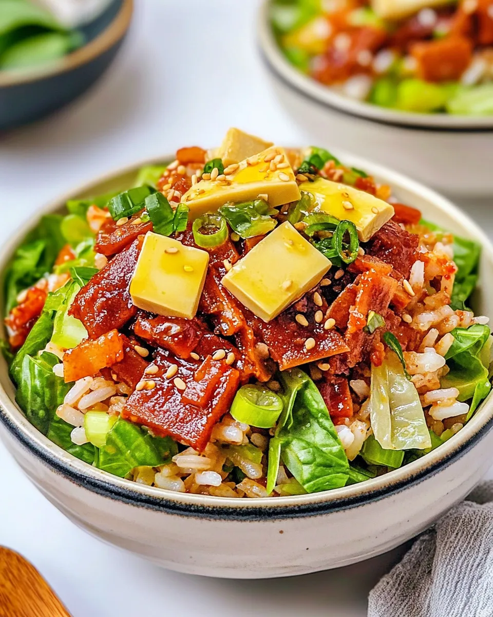 Homemade Crispy Gochujang Rice Salad photo
