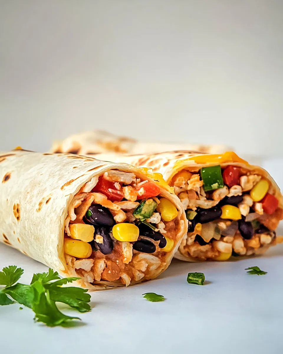 Classic Crispy Vegetarian Burritos recipe photo