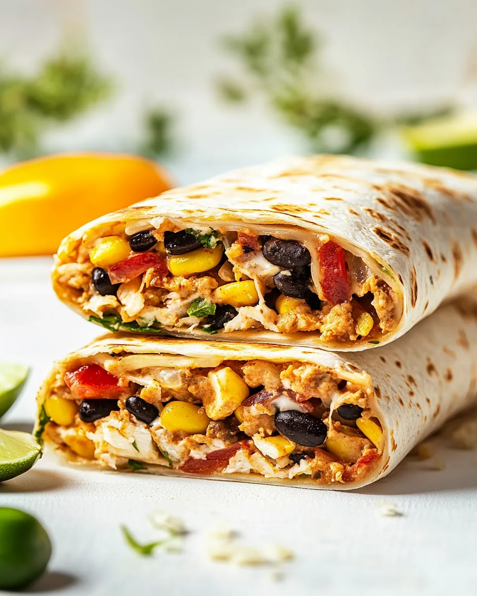Easy Crispy Vegetarian Burritos plate image