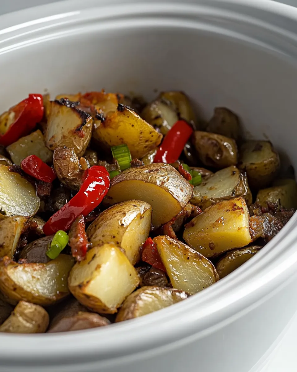 Perfect Crock-Pot Breakfast Potatoes shot