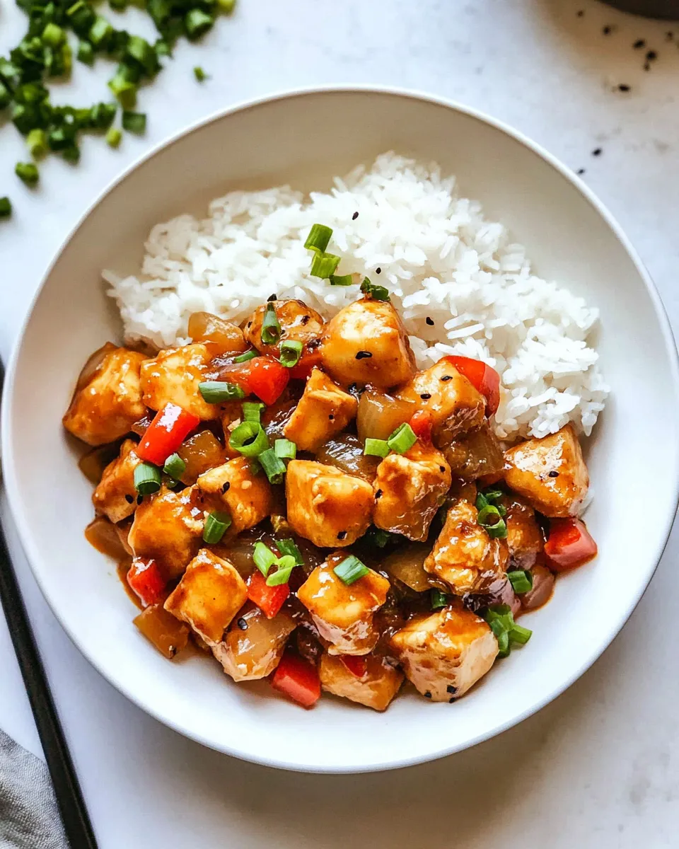 Classic Crockpot Hawaiian Chicken dish photo