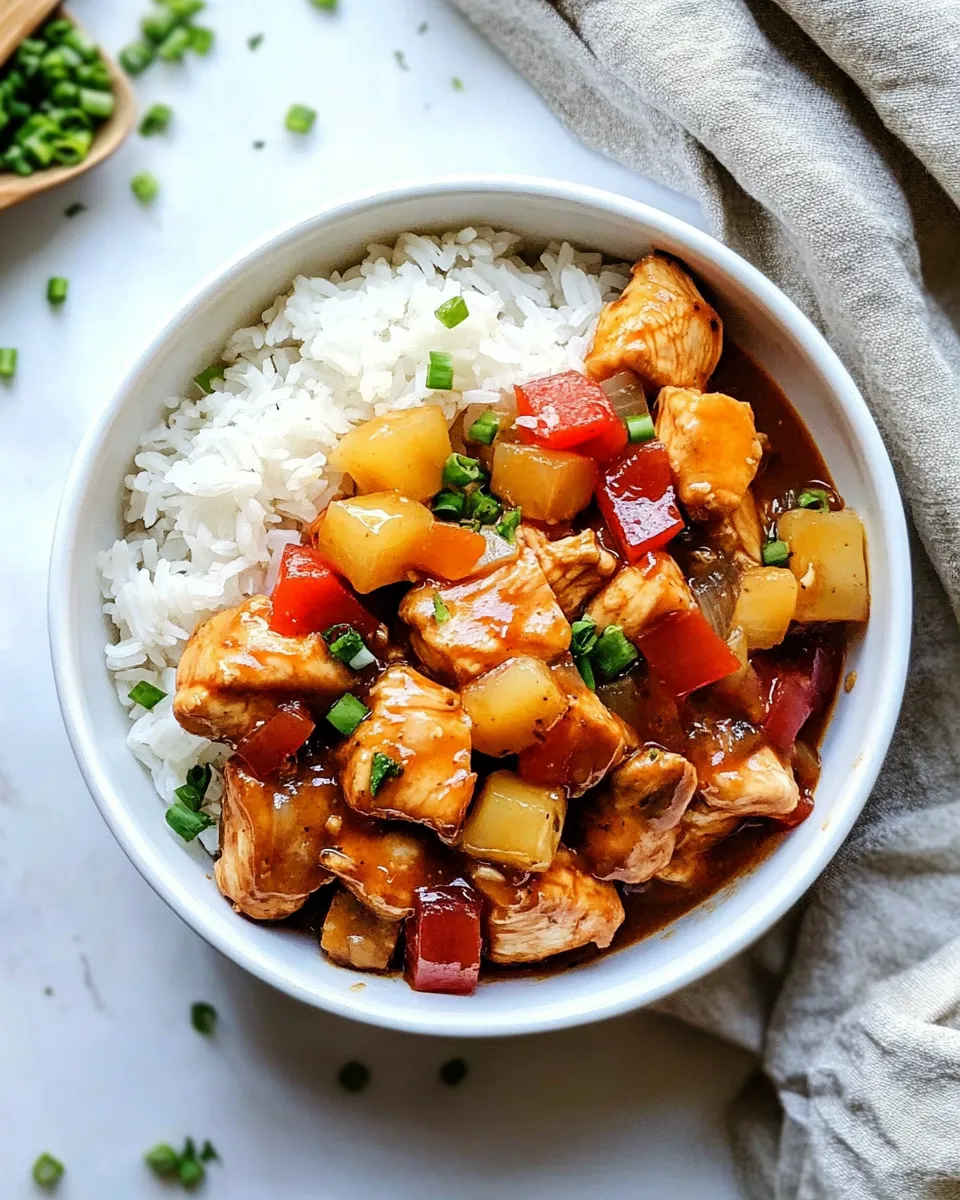 Delicious Crockpot Hawaiian Chicken image