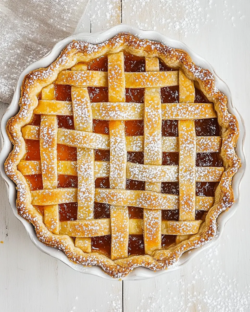 Classic Crostata - Italian Jam Tart dish photo