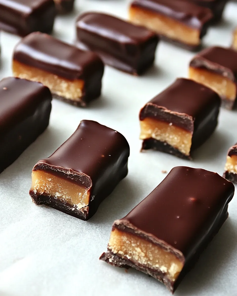 Classic Dark Chocolate and Salted Caramel Twix Bars image