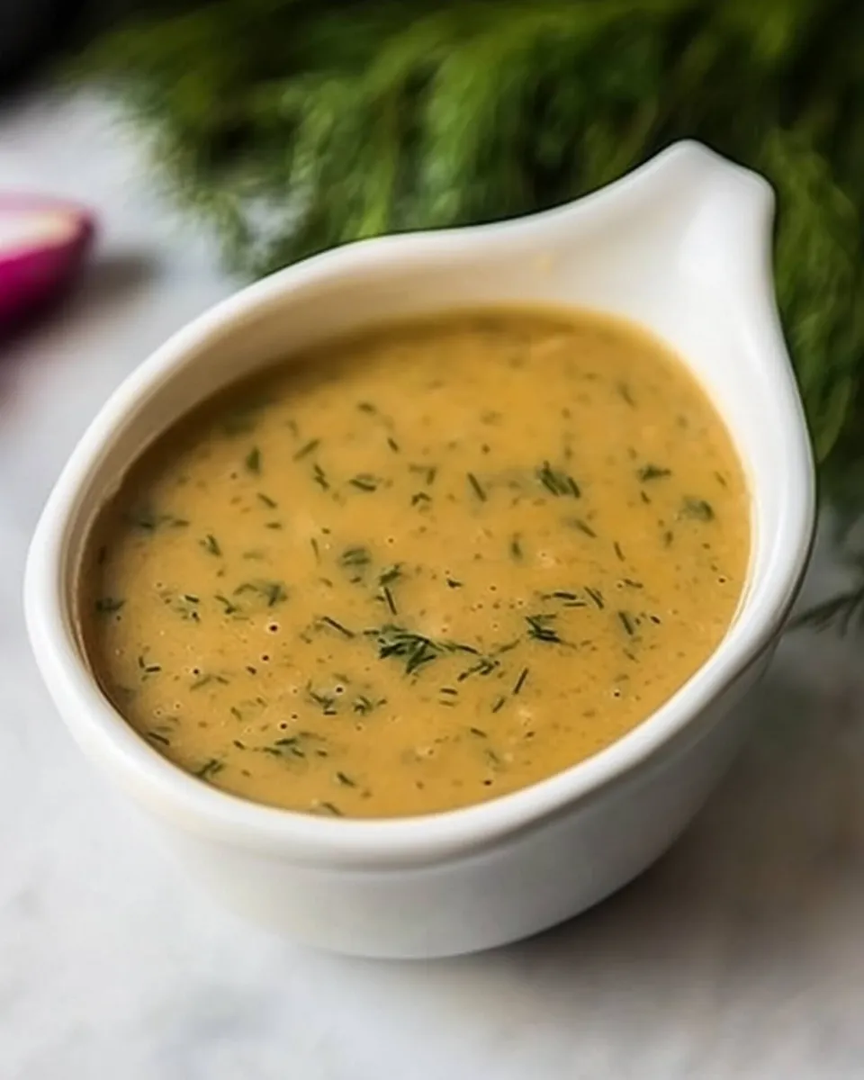Homemade Dill Honey Mustard Sauce photo