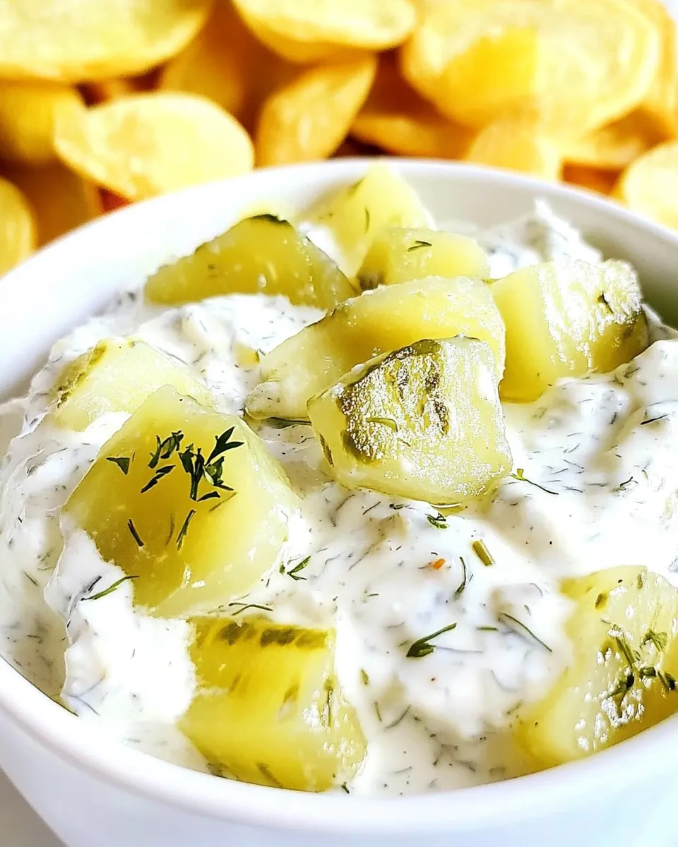 Homemade Dill Pickle Dip Recipe photo