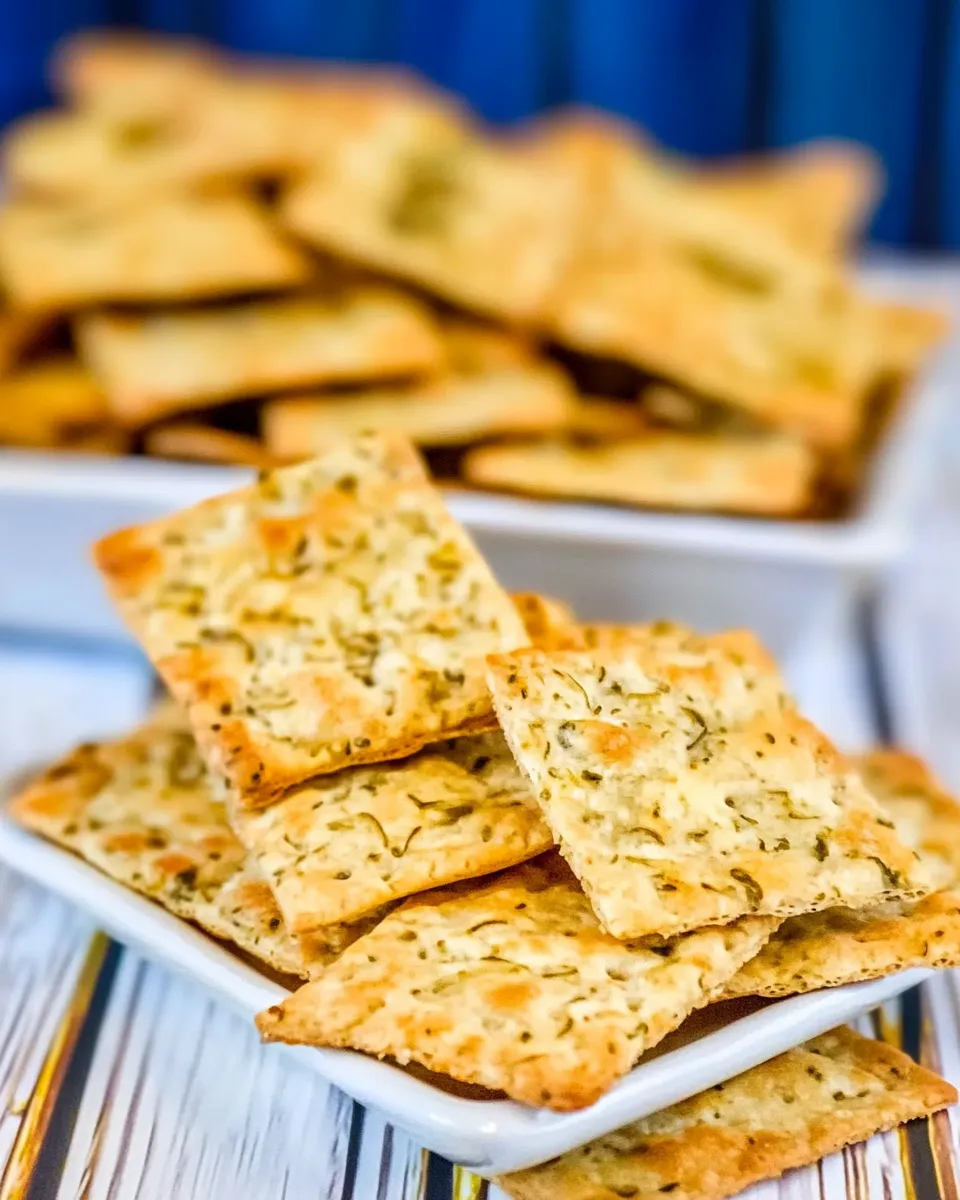 Homemade Dill Pickle Saltines recipe photo