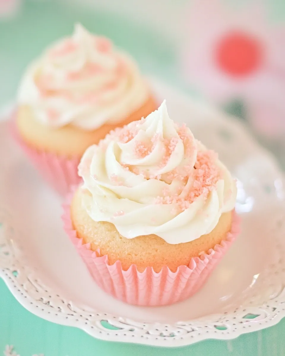 Easy Dominican Bizcocho Cupcakes food shot