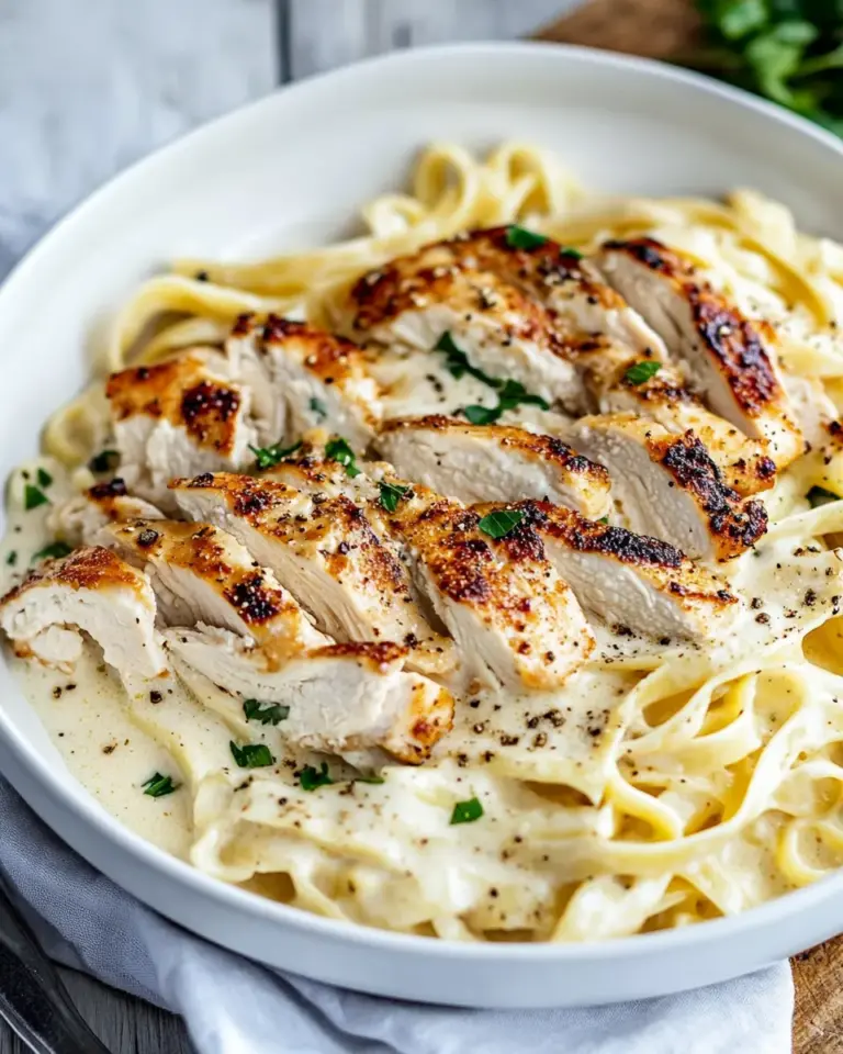 Homemade EASY Chicken Alfredo Recipe photo