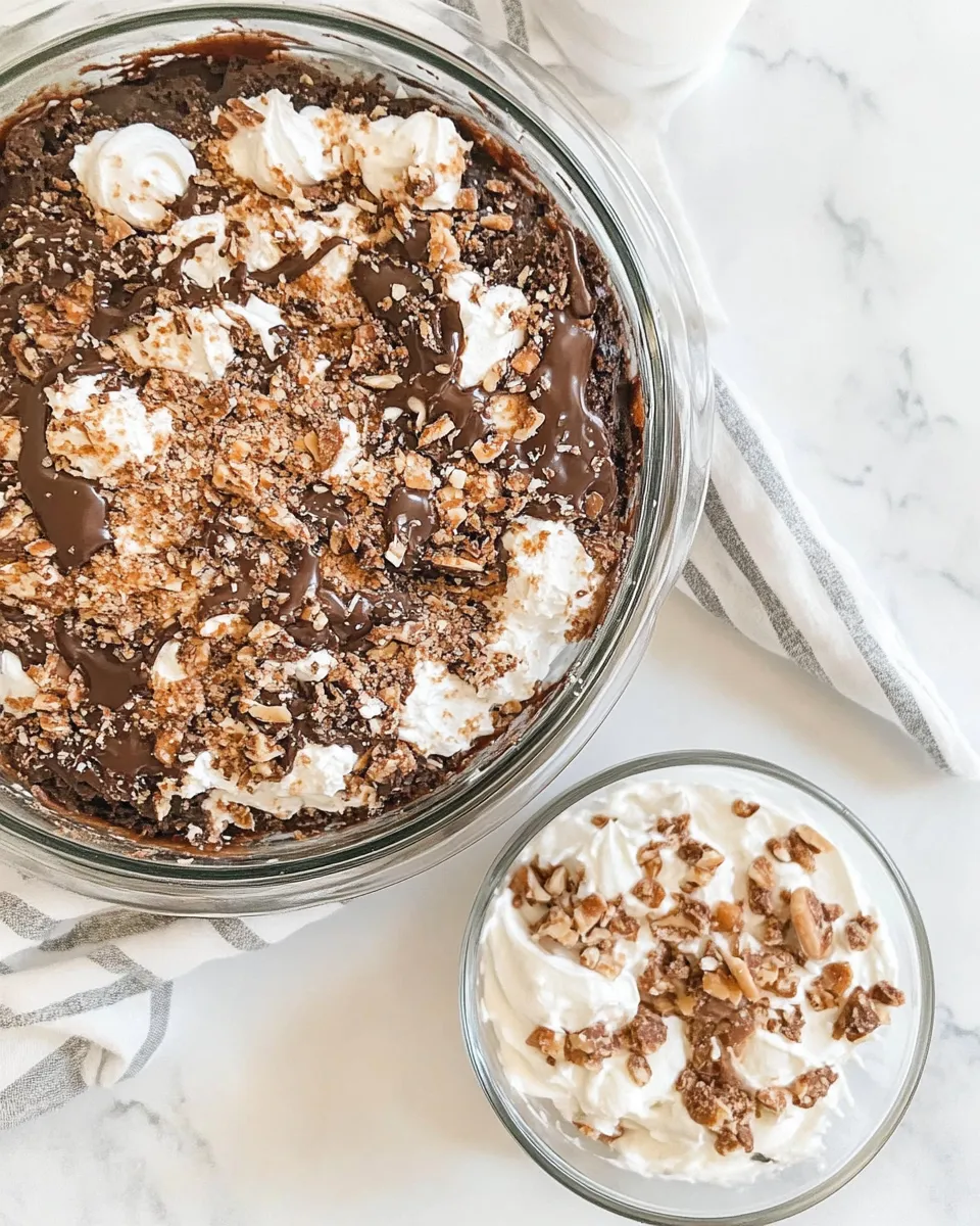 Classic Earthquake Cake dish photo