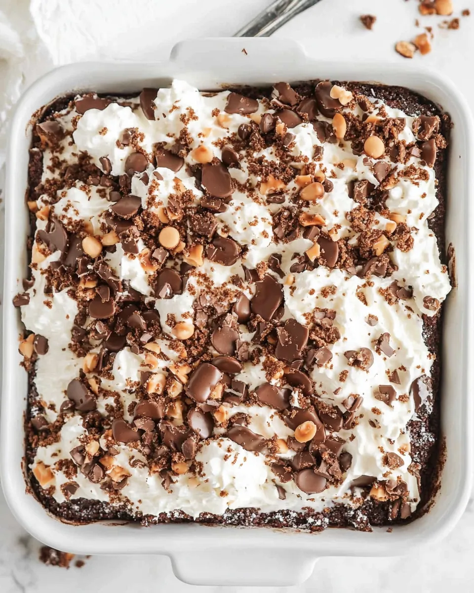 Easy Earthquake Cake food shot