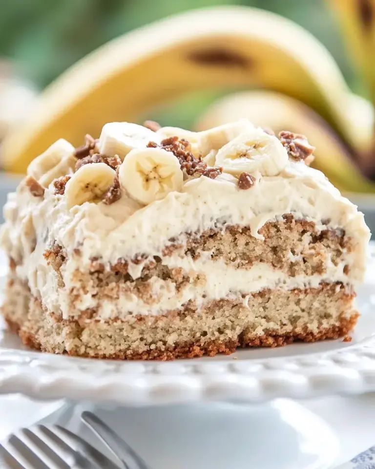 Homemade Easy Banana Cake with Cream Cheese Frosting photo