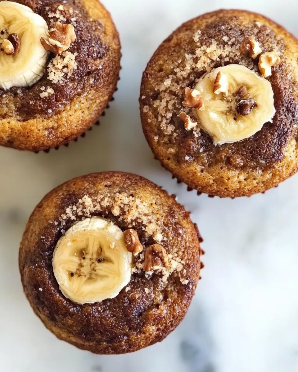 Quick Easy Banana Muffins shot