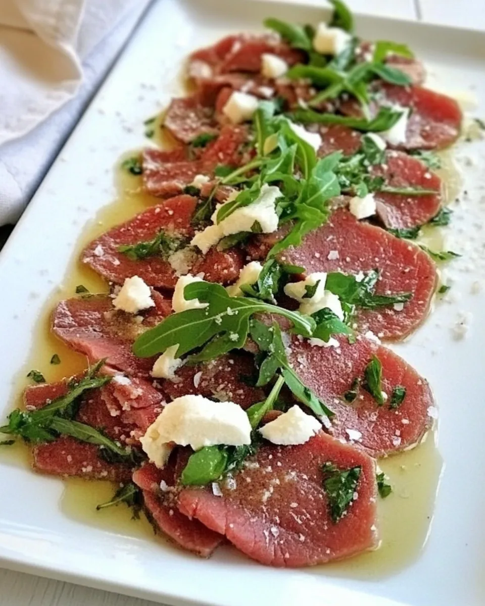 Homemade Easy Beef Carpaccio photo