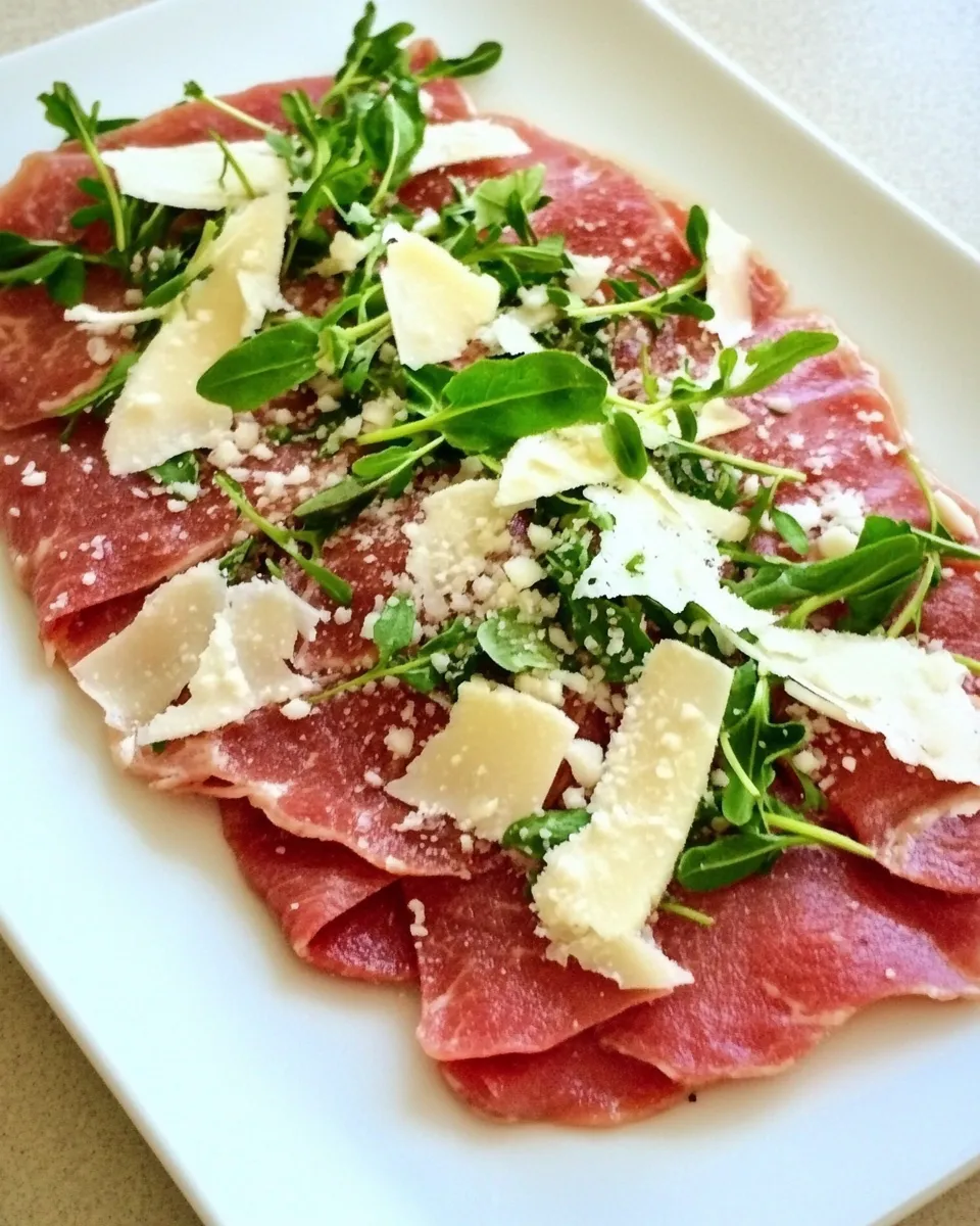 Delicious Easy Beef Carpaccio dish photo