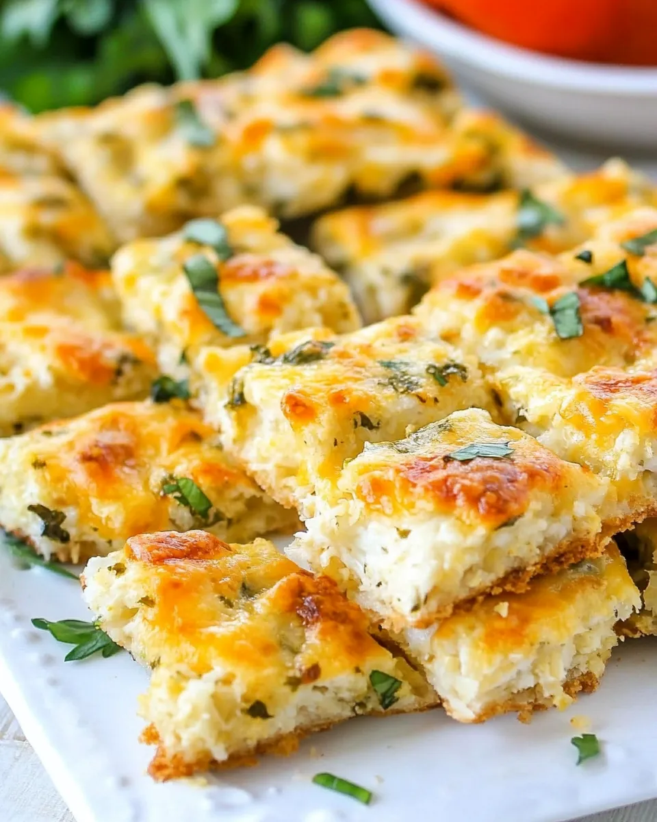 Best Easy Cheesy Cauliflower Breadsticks dish photo